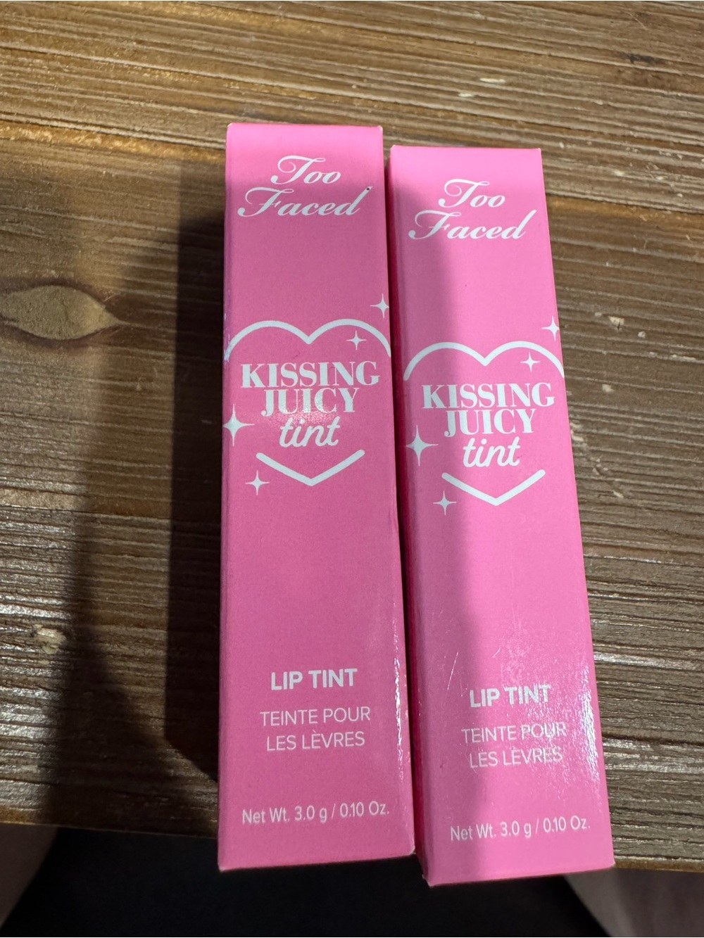 2pk Too Faced Kissing Juicy Tint Lip Tint - Grape Soda NIB